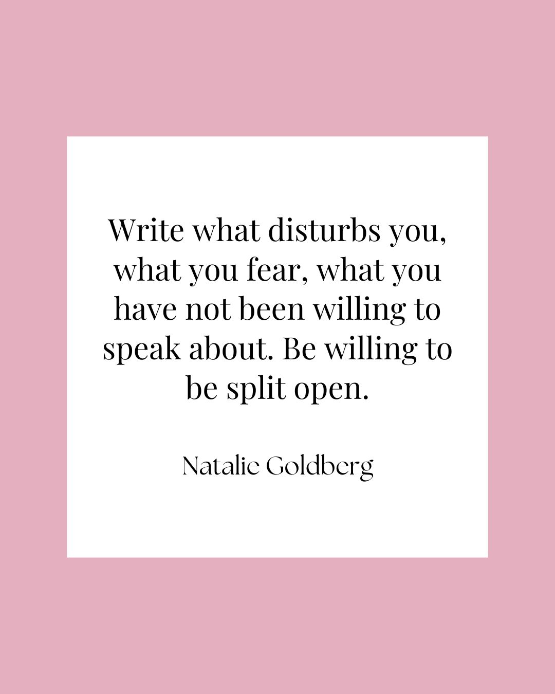 A quote about journaling against a colored background.